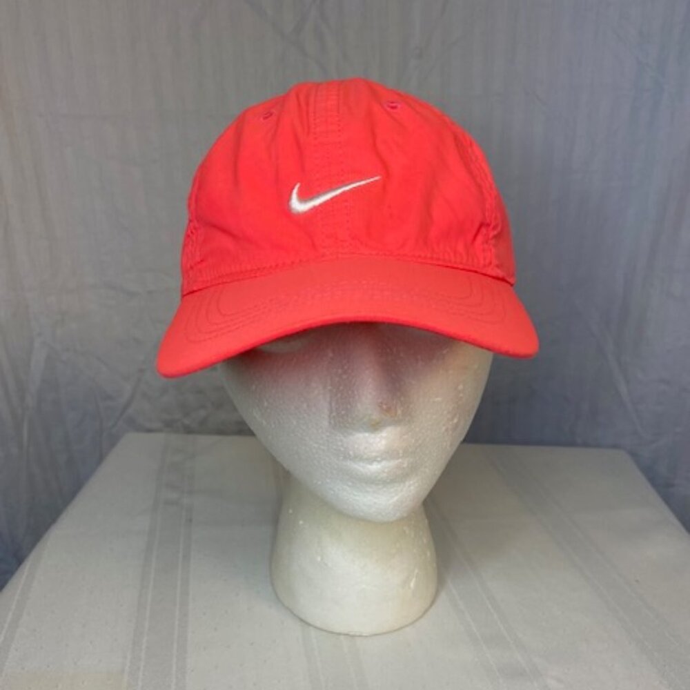 Nike toddler baseball cap in florescent orange
